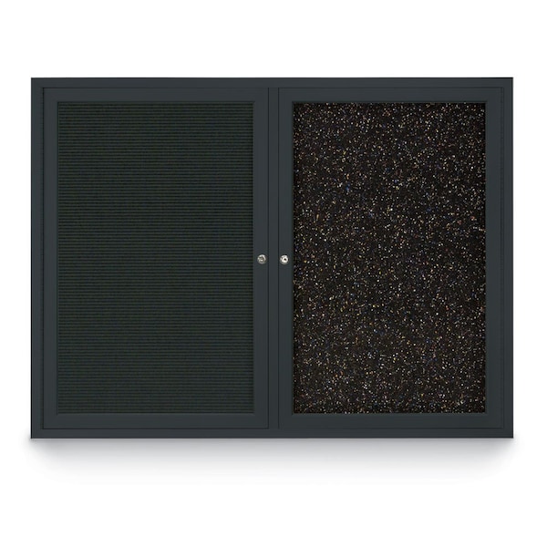 Corkboard, Rubber Backing/Bronze, 72" X36"